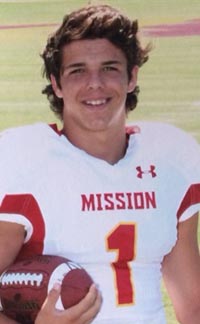 Rome Innocenzi has emerged as a big-time running back in the playoffs for Mission Viejo. Photo: MissionFootball.com.