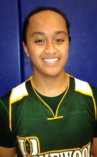 Stella Kailahi is a freshman to watch for Pinewood of Los Altos Hills, which notched a big win last Saturday over Carondelet. Photo: Harold Abend.