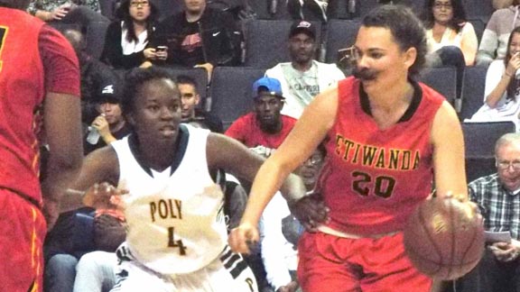 Long Beach Poly's Tania Lamb was a key player last year for CIF Open Division state champs. She is averaging 15.3 ppg this year. Photo: Martin Henderson/OCSidelines.com.