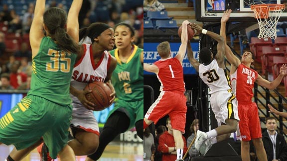 Both of the girls teams from last season's CIF Open Division state finals -- Long Beach Poly and Salesian of Richmond -- and both of the boys teams -- Mater Dei and Bishop O'Dowd -- are highly ranked once again this season. Photos: Willie Eashman.