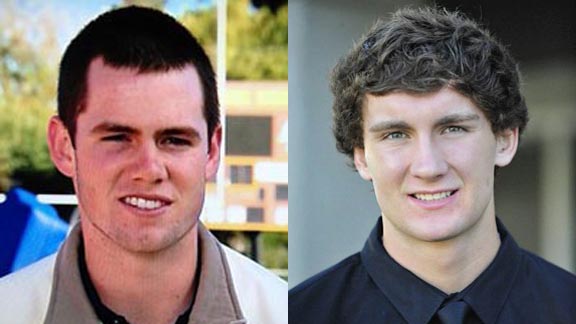 Two of those on the first-ever Cal-Hi Sports All-State All-Academic football team are Riley Quinn from St. Francis of Mountain View & Jamie Nunley from Vista Murrieta of Murrieta. Photos: Hudl.com & nffriversidecounty.com. 