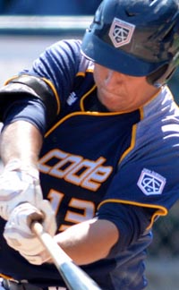 Long Beach Wilson's Chris Betts takes a rip at last summer's New Balance Area Code Games. Photo: Student Sports.