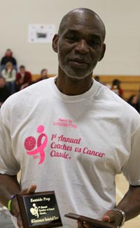 Eastside Prep head coach Donovan Blythe is well-known for coaching boys and girls more than 25 years. Photo: coachvcancer.com.