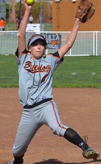 Katie Kibby and team at Vacaville opened on Tuesday with win over Vintage of Napa. Photo: Kelsey Kibby (sister).