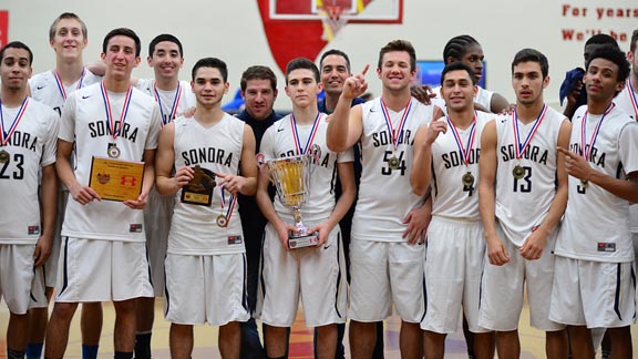 A D3 III contender from the CIF Southern Section is Sonora of La Habra, which plays Gahr of Cerritos in a title game this weekend. Photo: Anna Scipone/Torrey Pines Holiday Classic.