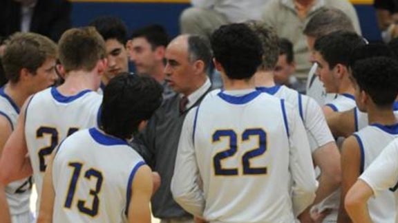 State Coach of the Year Chuck Rapp directs team at Serra of San Mateo during CCS Open Division championship season. Photo: serrahs.com.