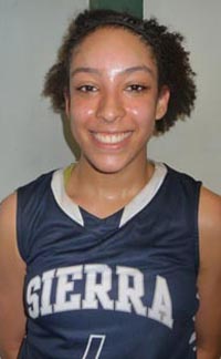 Cheyenne Wallace of Chatsworth Sierra Canyon was smiling after her last game for the last three seasons. Photo: Mark Tennis.