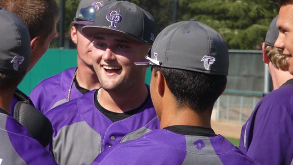 Joe DeMers was the center of attention after pitching final innings of CIF North Coast Section Division I championship game. The recent College Park of Pleasant Hill graduate has now been named the Mr. Baseball State Player of the Year. Photo: Mark Tennis.