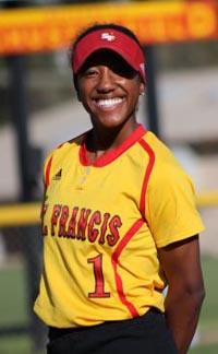 Danika Bailey from St. Francis of Sacramento knocked around the opposition for 70 hits this season and a .642 average. The All-Metro pick by the Sacramento Bee will play next at Cal. Photo: stfrancishs.org. 