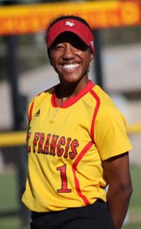 Danika Bailey from St. Francis of Sacramento knocked around the opposition for 70 hits this season and a .642 average. The All-Metro pick by the Sacramento Bee will play next at Cal. Photo: stfrancishs.org.