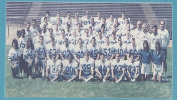 This photo of Lompoc's 1990 CIF Southern Section Division VII title team is taken from a game program. In 1989-90, the Braves went 26-2. Photo: KEYT.com. 