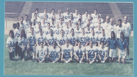 This photo of Lompoc's 1990 CIF Southern Section Division VII title team is taken from a game program. In 1989-90, the Braves went 26-2. Photo: KEYT.com.