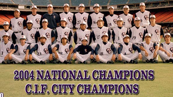 Chatsworth's 2004 team may have the state record with a 35-0 season for quite some time. Is this the state's best baseball team ever? Photo: Chatsworthhs.org.