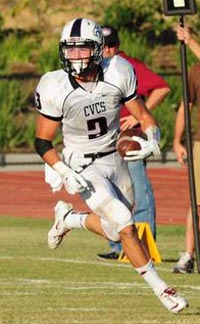Ben Sukut of Capistrano Valley Christian intercepted six passes in one game when he was a freshman. Photo: cvcsathletics.org.
