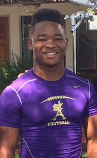 Elijah Preston of San Diego St. Augustine will be looking to keep up the big totals in upcoming game vs. Cathedral Catholic. Photo: @SDPrepInsider.