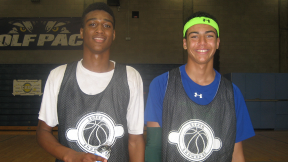 Kenneth Wooten (left) didn't play last season at Manteca but made quite an impression this summer. He and high school teammate Tydus Verhoeven will compete in the Prep2Prep California All-Star Classic on August 30.