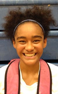 Te-Hina Paopao's family in Oceanside is well-known for athletic success and she could be next as a La Jolla Country Day basketball player. She's only 12, though, so we'll try not to get too carried away. Photo: Harold Abend.