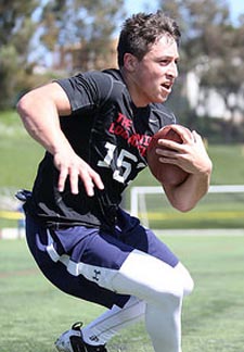 Sean McGrew of St. John Bosco still certainly among Mr. Football State POY candidates. Photo: Tom Hauck/StudentSports.com.