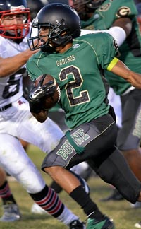 Arizona-bound Sean Riley on the move for Narbonne. Photo: NarbonneFootball.com.