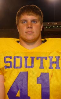 Mariposa's Cody Wichmann was an MVP player for the South in the 2010 Lions All-Star Game in Stockton that was played at the now demolished Stagg Memorial Stadium. He'll play this season in the NFL as a rookie for the St. Louis Rams. Photo: Mark Tennis.