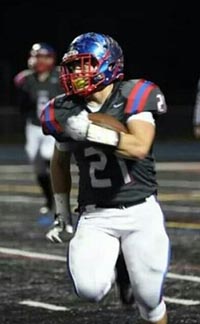 Luis Ramos should be a primary ball carrier this season in Clayton Valley's high-powered rushing offense. Photo: Jason Rogers/Clayton Valley. 