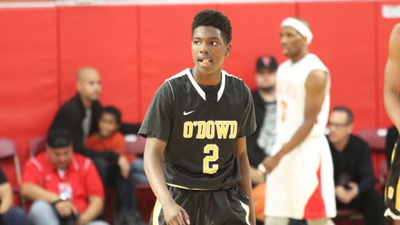 Elijah Hardy is expected to lead Bishop O'Dowd of Oakland to another successful season. Hardy is part of a spirited 2018 point guard debate. Photo: Andrew Drennen 