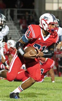 Jay Green from Beyer of Modesto has been a standout starter at running back since his sophomore season. Photo: Dan Harris/BlackHatFootball.com.