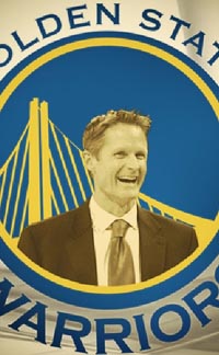 Steve Kerr is one of the very rare players with multiple rings who later earned one as a coach. Photo: LetsGoWarriors.com.