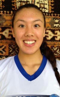 Sophia Song will play next at UC Davis and has been scoring points at a fever pitch in recent weeks. Photo: Harold Abend.