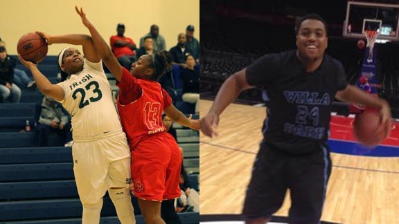 Two of this week's honorees are Ilmar'I Thomas from San Francisco Sacred Heart Cathedral and Evan Battey of Villa Park. Photos: Willie Eashman & Twitter.com.