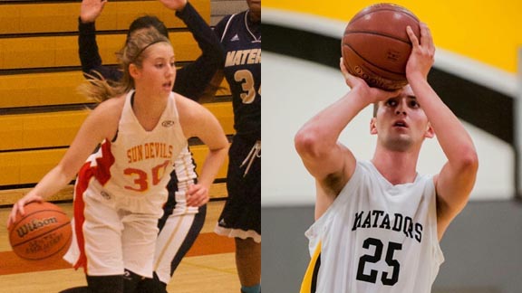 Two of those on this week's honor roll are Casey McWilliam from Mt. Carmel of San Diego and Scott Newby from Granada of Livermore. Photos: sandiegosol.com & courtesy family.