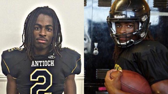 We're guessing all of the accolades and attention on running back Najee Harris of Antioch won't dampen his competitive fires one bit. Photos: Twitter.com & Phillip Walton/SportStars.
