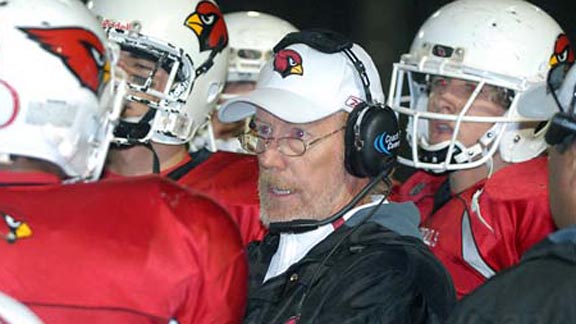 Bishop Diego of Santa Barbara head coach Tom Crawford has served his school in several roles for nearly 20 years. Photo: Paul Wellman/independent.com.