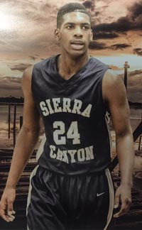 Cody Riley helped Sierra Canyon get out to 20-2 lead in game last week vs. Los Alamitos. Photo: sierracanyonschool.org.