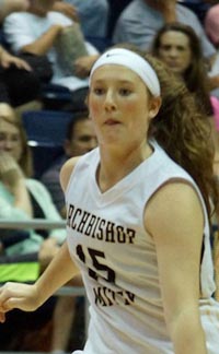 Maddie Holland has added a lot already to Archbishop Mitty's great girls hoops tradition. Photo: SportStarsOnline.com.