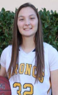 Kern Valley's Rebecca Gallis has been a frequent state stat star for the past three seasons. Photo: Courtesy family.