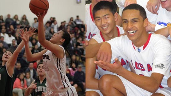 Two of this week's highlighted stat stars are Sophia Song from Mark Keppel of Alhambra & Elyssau Worku of Los Alamitos. Photos: Courtesy school & Ronnie Flores.