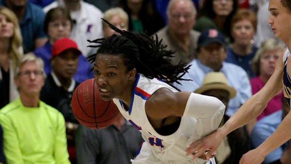 Colin Slater is a leading candidate to be the Fresno Bee Player of the Year, but he and team at Immanuel of Reedley are making probably the biggest step up in competition in the history of the Open Division (any sport) on Friday at Chino Hills. Photo: Twitter.com.