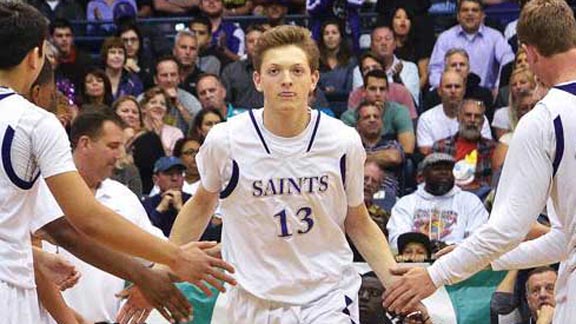 St. Augustine point guard Eric Monroe and team posted another great playoff win for school against L.A. Fairfax. Photo: byuinsider.com.