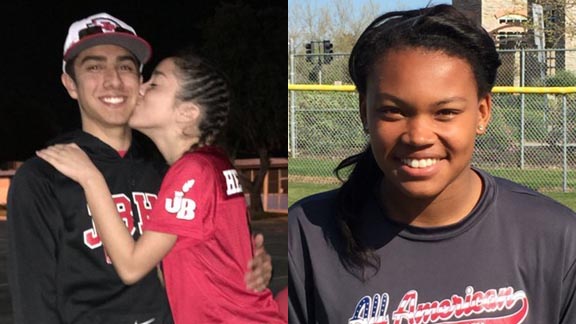 Two of this week's picks are Kyle Nicol of Burroughs (Burbank) & Nerissa Eason of Bear River (Lake of the Pines). Photos: Twitter.com & statesmanjournal.com.