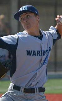 Patrick Wicklander delivers pitch for Valley Christian during his varsity freshman season. Photo: Prep2Prep.com.