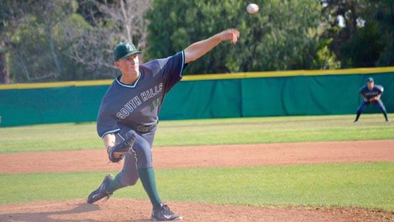 Senior pitcher Ryan Mauch and his teammates at South Hills are starting the CIFSS Division II playoffs as the top seed. Photo: South Hills Baseball/Facebook.com.