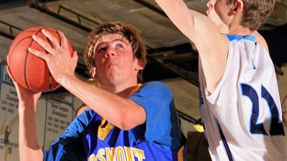 Tommy Rutherford from Grossmont of La Mesa was a double-double machine. Photo: EastCountySports.com.