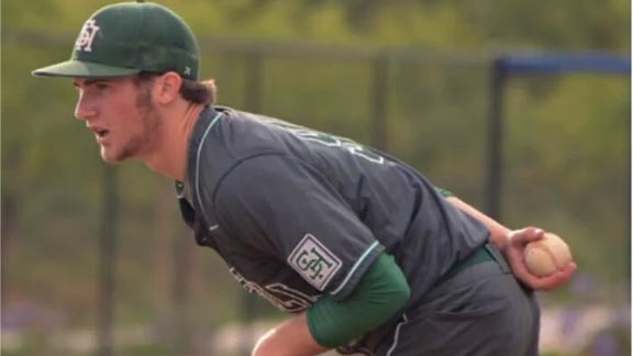 State Small Schools Player of the Year Brett Super lived up to his name with a series of superlative outings late in the season. Photo: Sage_Baseball/OCSidelines.com.