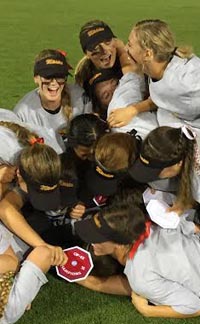 Mission Viejo players get in dogpile mode after they won CIFSS Division II title on Friday over Valley View. Photo: Harold Abend.