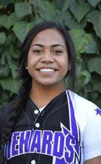 Sue Vi from Granada of Livermore is shown in travel ball uniform for softball. Photo: Diehards Softball.