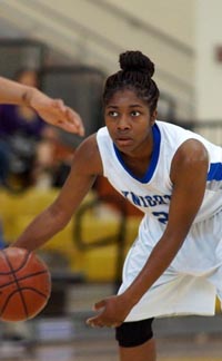 Aarion McDonald of Brookside Christian was the two-time Stockton Record Player of the Year. Photo: SportStars Magazine.