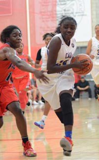 Jasmin Dixon of Cal Sparks is a player to watch from Independence of Bakersfield. Photo: Nicc Jackson/wcgbmedia.