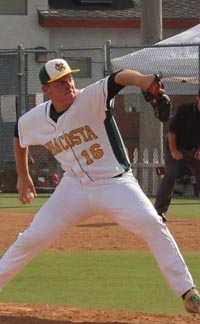 Mira Costa's Trevor Franklin picked the right time to have his most dominant outings. Photo: Jim Leinonen/tbrnews.com.