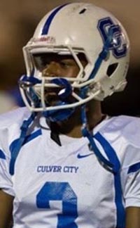 Mekhi Ware was an interception machine last season for Culver City. Opposing coaches probably aren't idiots and will avoid him like the plague this season. Photo: Hudl.com.
